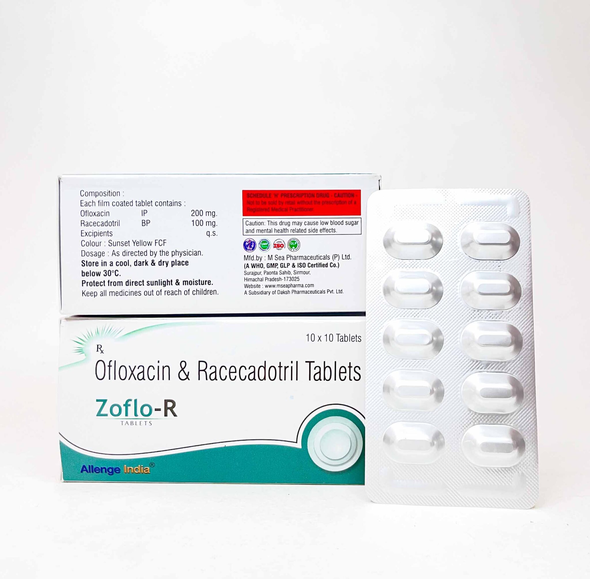 Zoflo | Racecadotril | Ofloxacin | Ofloxacin