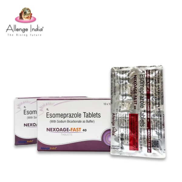 nexoage fast-40, nexoage, esmoparazole, effervascent tablets, allenge india, panchkula, pcd company in panchkula, pharma franchise in panchkula, pharma company, pharmaceutical manufacturing, pharma products