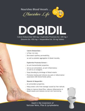 dobidil, allengeindia, healthsupplement, Calcium Dobesilate 500 mg + Euphorbia Prostrata Ext. 100 mg +Diosmin Ext 450mg + Hesperidin Ext. 50 mg, pcd franchise