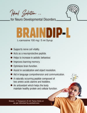 L-Carnosine 100 mg / 5 ml, BRAINDIP-L, ALLENGE INDIA, ALLENGEINDIA PANCHKULA, allenge india,pcd franchise, pcd company